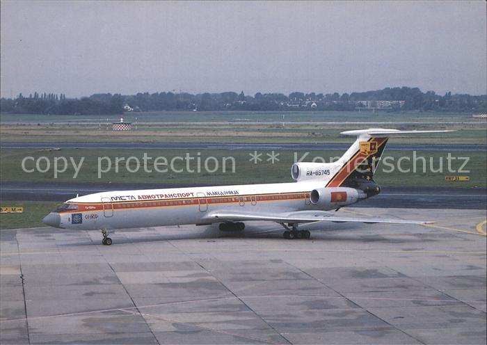 Flugzeuge Zivil META Makedonia TU154M RA-85745 c/n 929