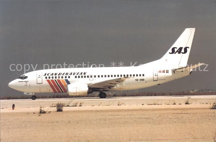 Flugzeuge Zivil SAS Boeing 737-500 SE-DNB