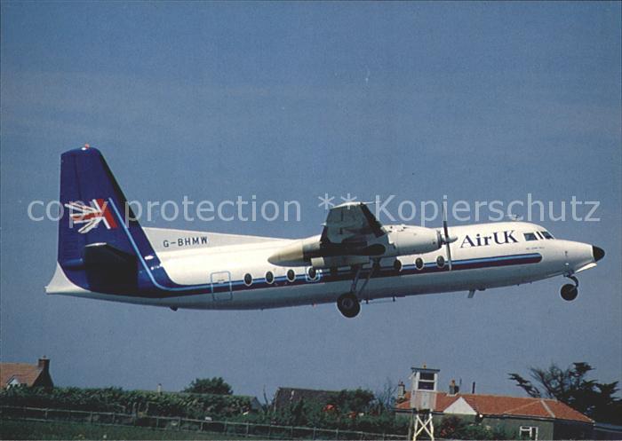 Flugzeuge Zivil Air UK Fokker F27 Mk 200 G-BHMW