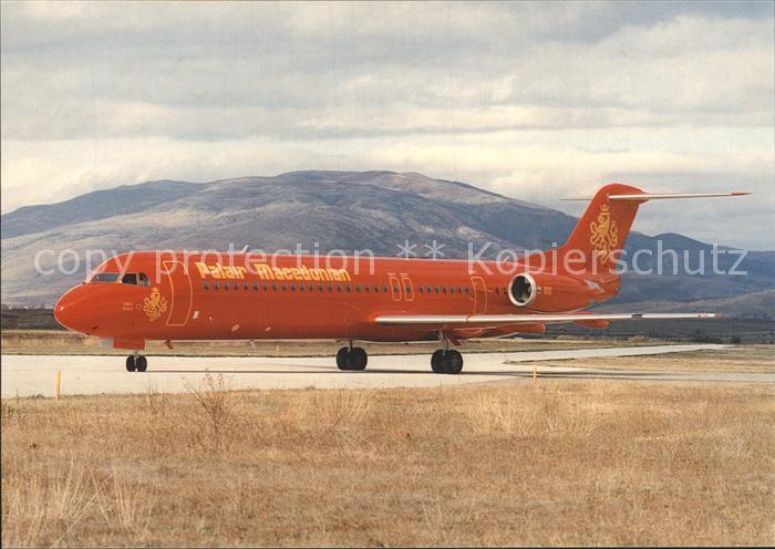 Flugzeuge Zivil Palair Macedonian Fokker 100 c/n 11309