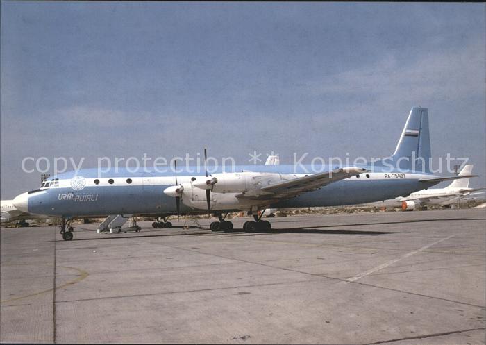 Flugzeuge Zivil Ural Aviali Ilyushin IL-18 RA-75497