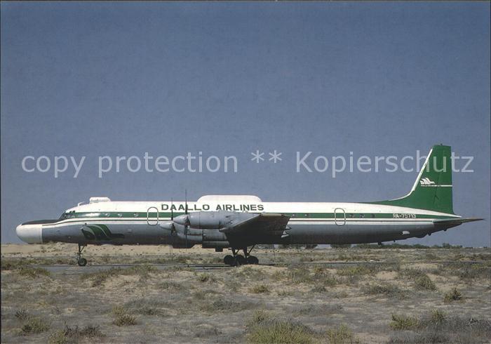 Flugzeuge Zivil Daallo Airlines Ilyushin IL-18 RA-75713