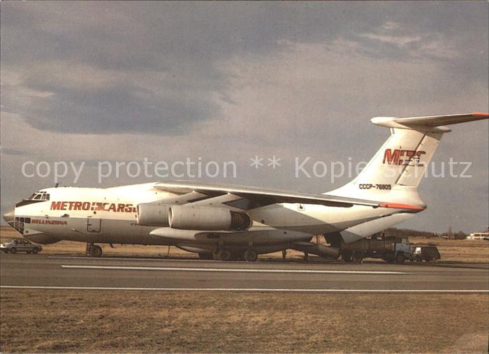 Flugzeuge Zivil Metro Cargo of Switzerland Ilyushin II 76 MD CCCP-76805