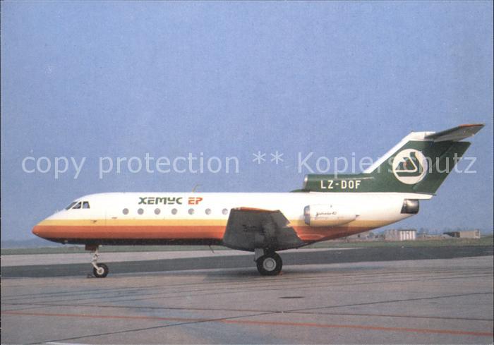 Flugzeuge Zivil Hemus Air Yakovlev YAK-40 LZ-DOF