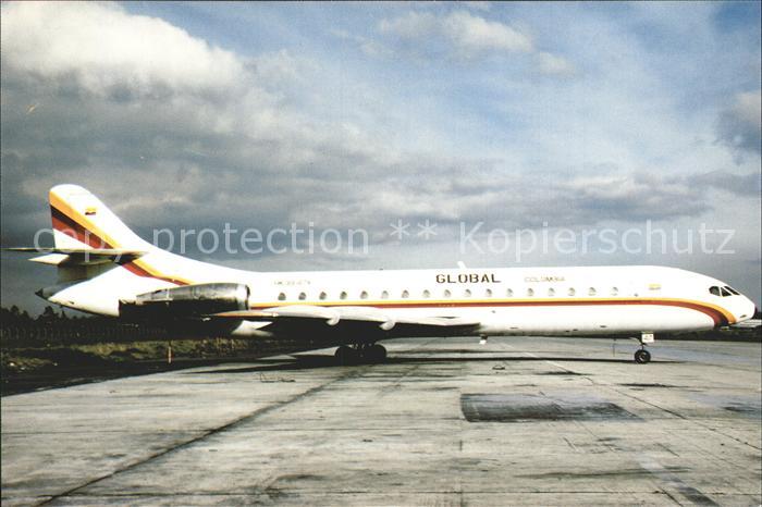 Flugzeuge Zivil Global Colombia Caravelle 10B3 HK-3947X