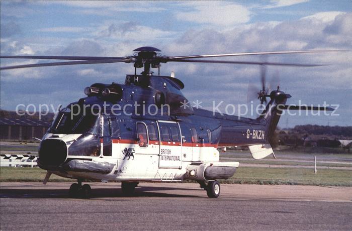 Hubschrauber Helikopter British International Helicopters Aerospatiale AS332L Su