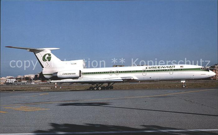 Flugzeuge Zivil Greenair Tupolev 154M TC-GRA c/n 739