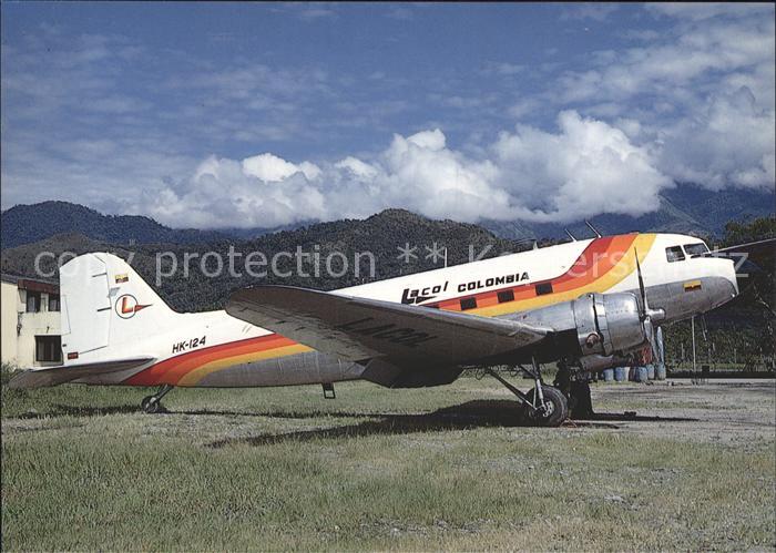 Flugzeuge Zivil LACOL Colombia DC-3/C-47DL HK-124 c/n 4349