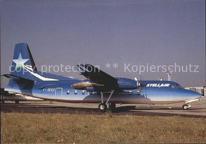Flugzeuge Zivil Stellair Fairchild F-27 J F-GEXZ c/n 074