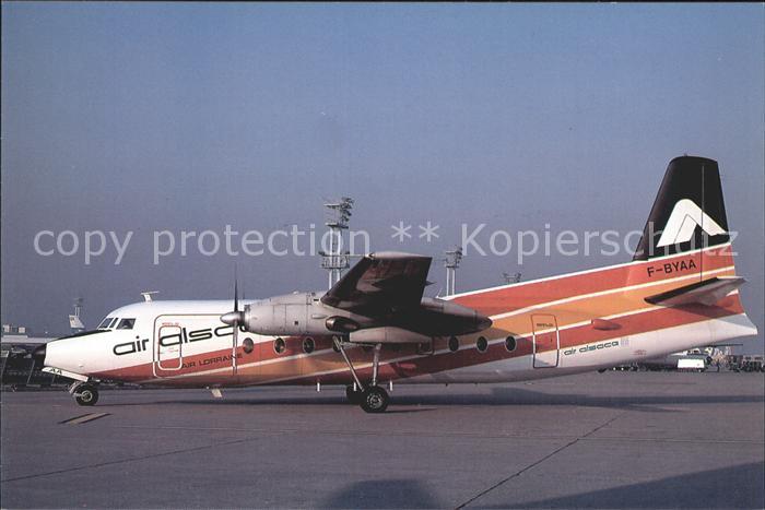 Flugzeuge Zivil Air Alsace F-27 Friendship 400 F-BYAA c/n 10340