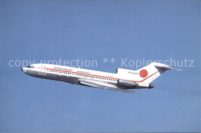 Flugzeuge Zivil Transair Sweden B-727-134c SE-DDC c/n 20042