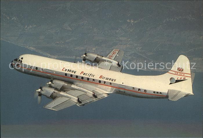 Flugzeuge Zivil Cathay Pacific Airways Lockheed L-188 Electra VR-HFO c/n 1004