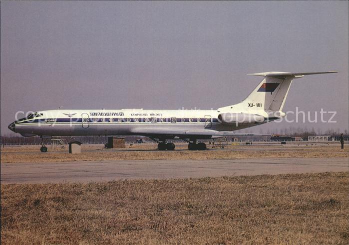 Flugzeuge Zivil Kampuchea Airlines Tupolev 134A-3 XU-101