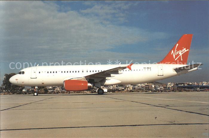 Flugzeuge Zivil Virgin Atlantic Airways Airbus A320 SX-BSV