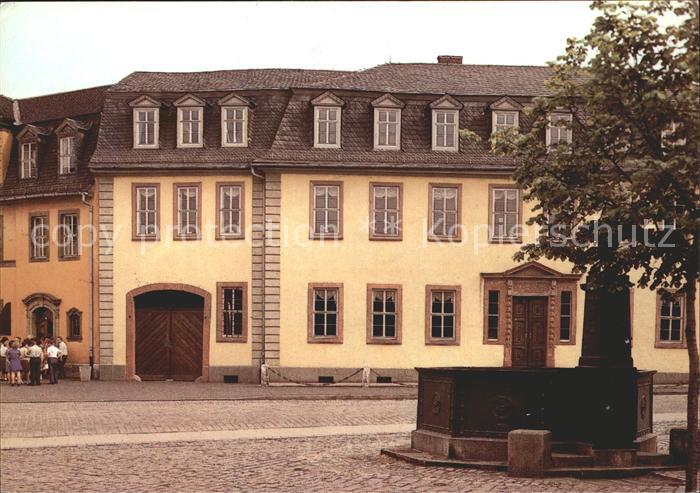 Weimar Thueringen Goethehaus am Frauenplan Brunnen