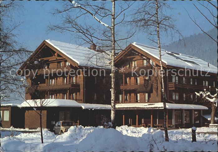 Bezau Vorarlberg Kur und Sporthotel Post im Winter