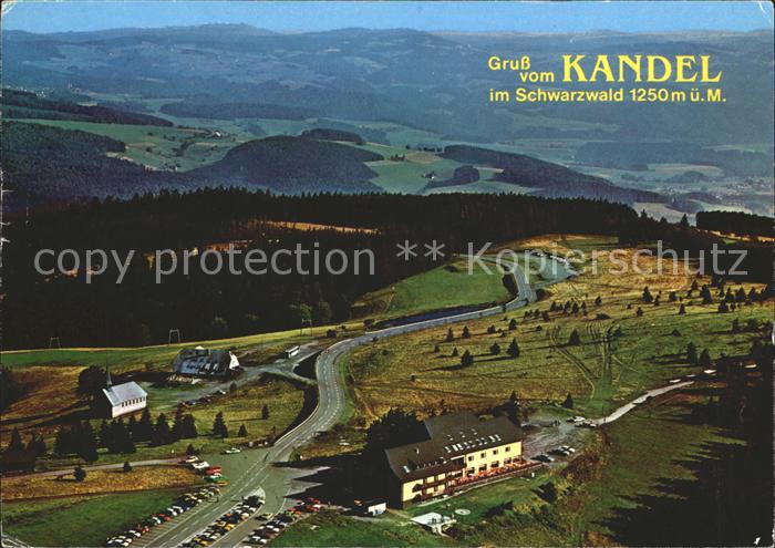 Kandel Waldkirch Breisgau Berghotel Kandelhof Pius Bergkapelle Fliegeraufnahme