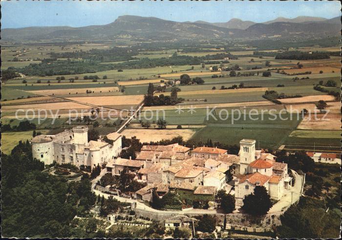 Puygiron Vue generale aerienne