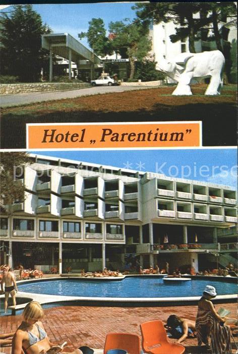 Porec Hotel Parentium Swimming Pool Skulptur