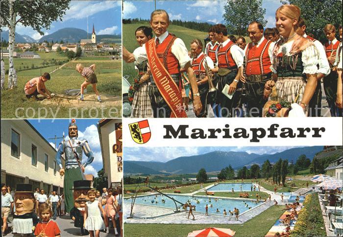 Mariapfarr Festumzug Trachten Schwimmbad