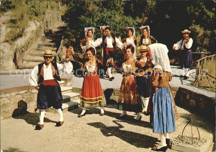 Corfu Korfu Local costumes Trachten Tanz