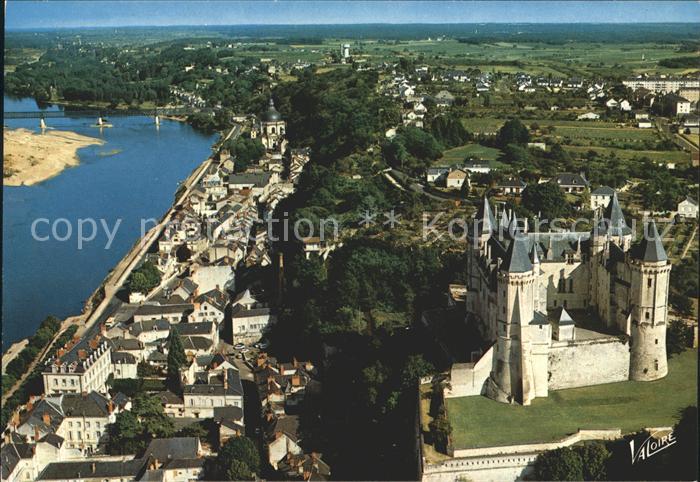 Saumur Chateau XVIe siecle Collection Les merveilles du Val de Loire vue aerienn