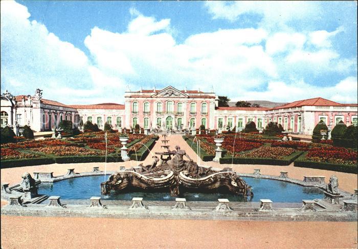Queluz Palacio Nacional Lago de Anfitrite Jardim de Neptuno