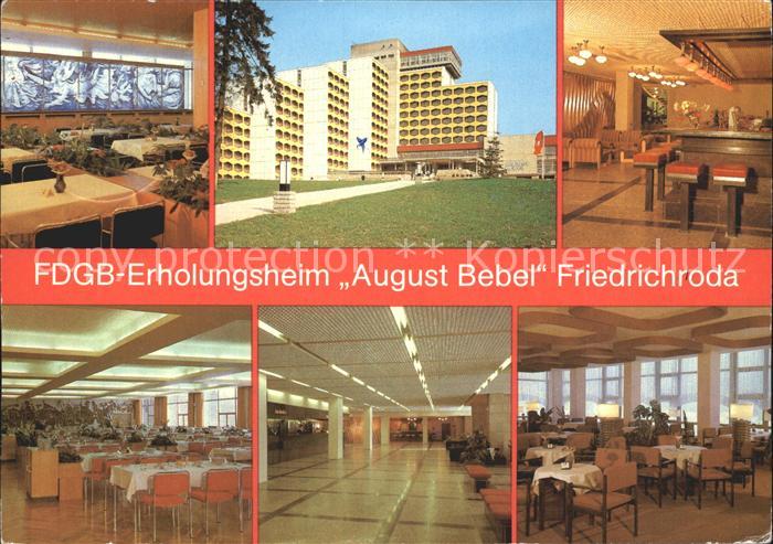 Friedrichroda FDGB Erholungsheim August Bebel