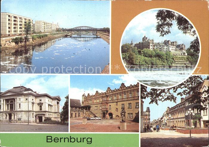 Bernburg Saale Saalepartie Schloss Carl Maria von Weber Theater Langes Haus Schl