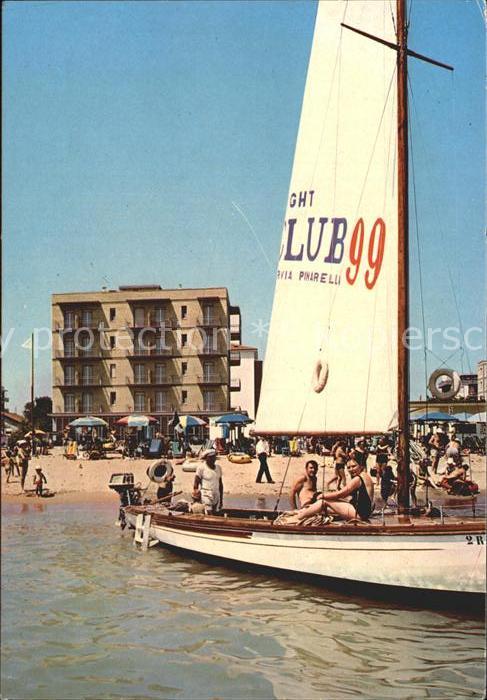 Lido di Savio Hotel 2000 Riviera Adriatica Strand Segelboot