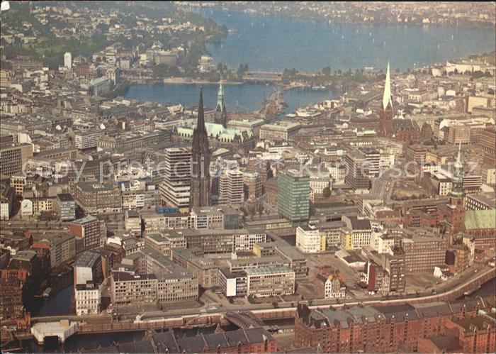 HAMBURG  CITY Luftbild Guenther Krueger Hamburger Abendblatt