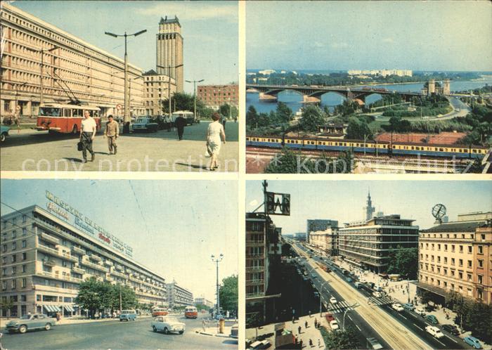 Warszawa Plac Powstancow Warszawy Ulica Swietokrzyska Most Poniatowskiego Aleje