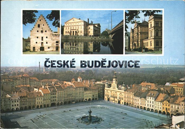 Ceske Budejovice Mesto Gebaeude Platz