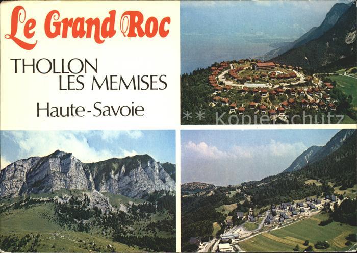 Thollon-les-Memises Le Grand Roc dominant Lac Leman