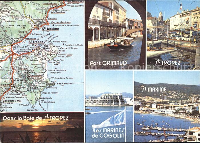Saint Tropez Var Port Grimaud Marines de Cogolin St Maxi