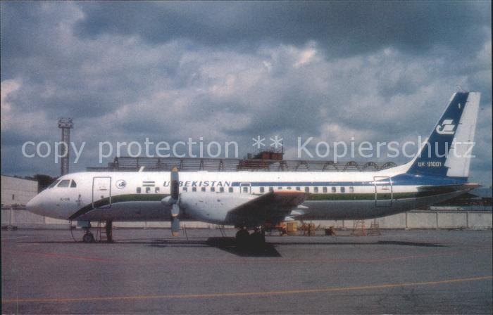 Flugzeuge Zivil Uzbekistan Airways IL-114 UK-91001
