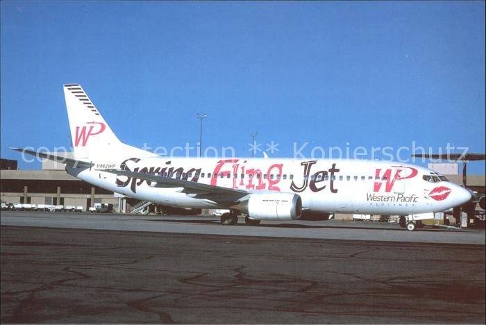 Flugzeuge Zivil Western Pacific Spring Fling Jet Boeing 737-300 N962WP