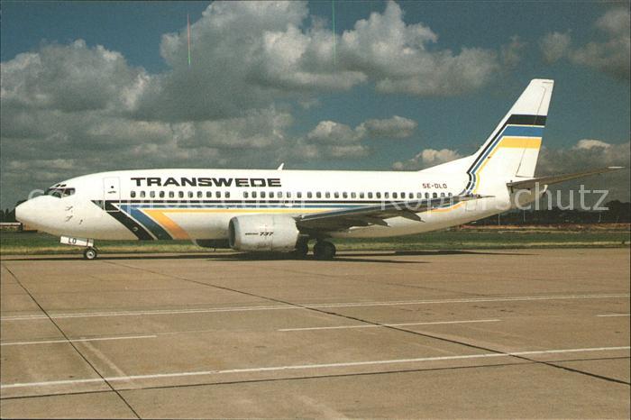 Flugzeuge Zivil Transwede Boeing 737-300 SE-DLO C/N 23748