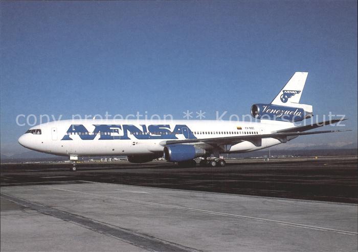 Flugzeuge Zivil Avensa Venezuela MCD Douglas DC-10-30 YV-50C cn 46945