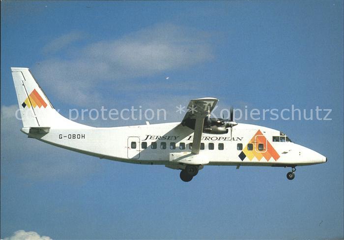 Flugzeuge Zivil Jersey European Airlines Shorts 360