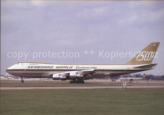 Flugzeuge Zivil Seabord World Containership Boeing 747-245F N701SW
