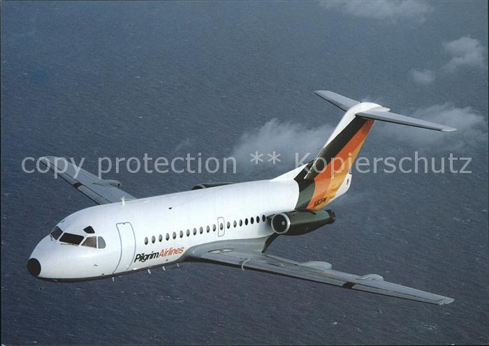 Flugzeuge Zivil Pilgrim Airlines Fokker F28 Mk3000 N163PM