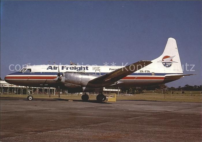 Flugzeuge Zivil Air Freight NZ Convair CV.580 ZK-FTA c/n 168