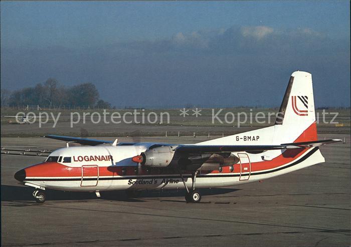 Flugzeuge Zivil Loganair Fokker F-27-200 G-BMAP cn 10302