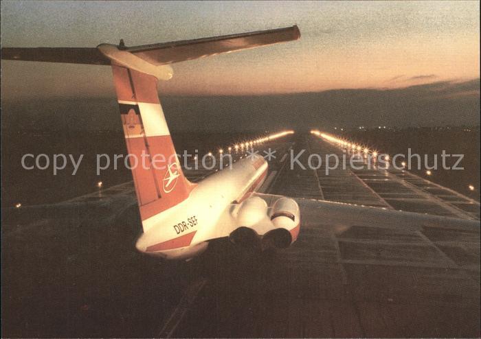 Flugzeuge Zivil Interflug IL-62 Start