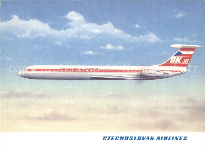 Flugzeuge Zivil CSA Czechoslovak Airlines Ilyushin IL-62