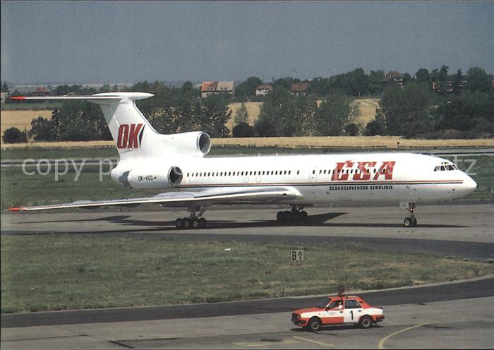 Flugzeuge Zivil Ceskoslovenske Aeroline Tupolev Tu-154M OK-VCG