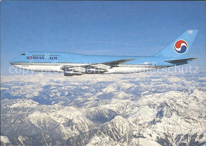 Flugzeuge Zivil Korean Air Boeing 747-3B5