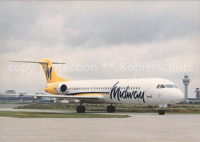 Flugzeuge Zivil Midway Fokker 100 N103ML c/n 11444