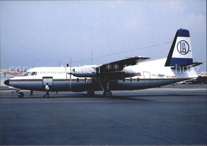 Flugzeuge Zivil Laoag International Airline F-27-100 RP-C3888 cn 10167